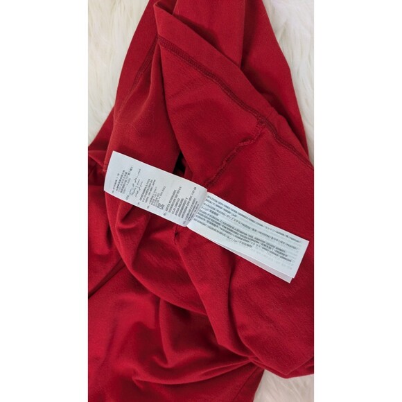 Abercrombie & Fitch Men’s Long Sleeve Red Muscle Fit Y2K Shirt Size Large - Picture 10 of 11